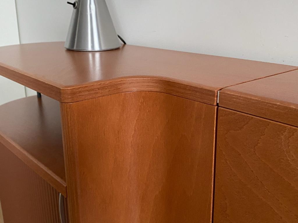 Headbord auping auronde roldeur, voor bed van 1,80m1, Ophalen, Overige materialen, Gebruikt, 55 tot 70 cm