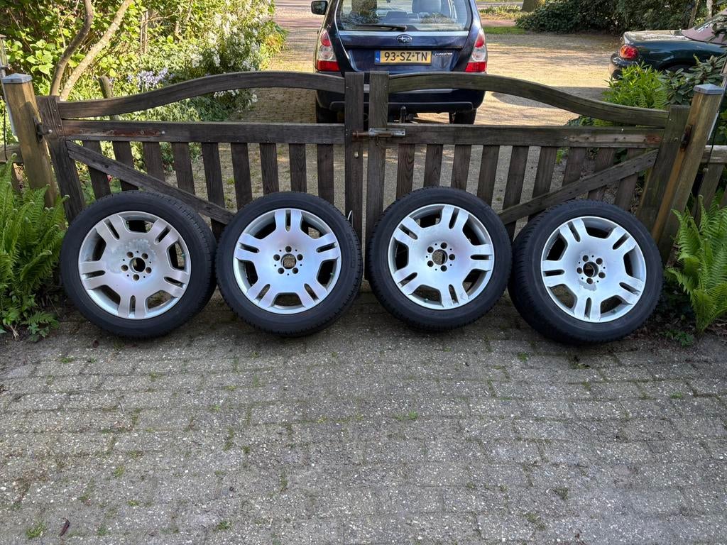 Mercedes S-klasse velgen 18 inch + Michelin banden, Auto diversen, Ophalen, Gebruikt