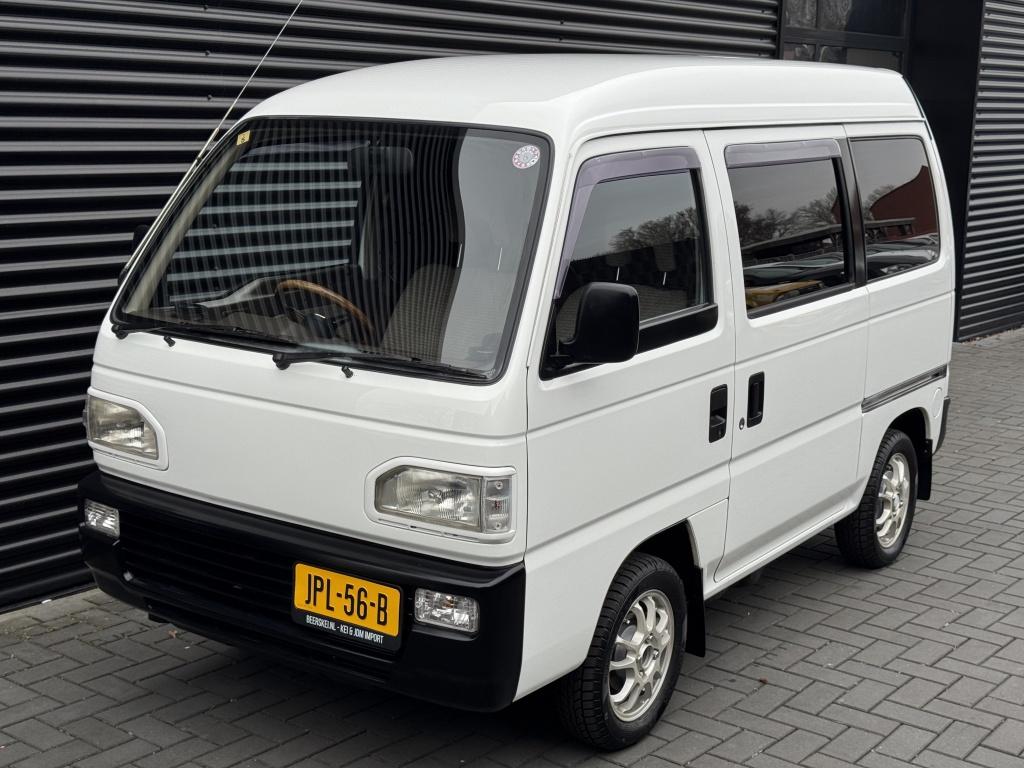 Honda Acty 1991| WIT| JDM| RHD| UNIEK| JDM| 4PERS| LM| ZEER, Auto's, 43 pk, 4 stoelen, Wit, Handgeschakeld