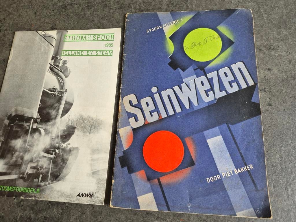 Oude boekjes Spoorwegen  seinwezen /brochure, Ophalen of Verzenden, Gebruikt, Trein, Boek of Tijdschrift