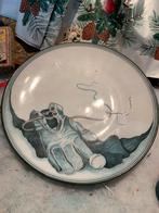 Makkum tichelaar schotel. Kaatsen honkbal?, Ophalen of Verzenden