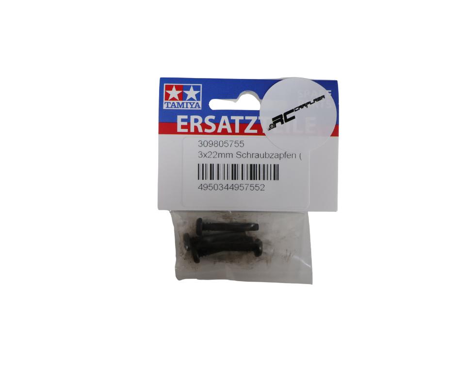 Tamiya 9805755 BB3 schroef met as 3x22mm
