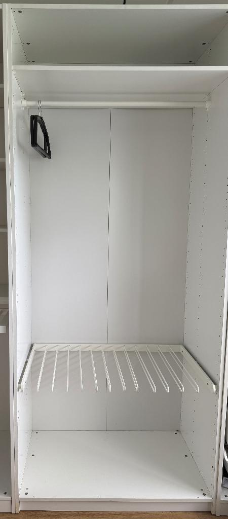 IKEA PAX basiselement 100x60cm wit, Ophalen, Gebruikt, 200 cm of meer, Met plank(en)