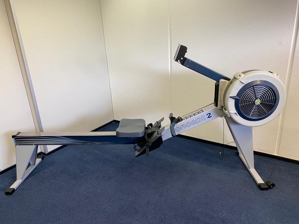 Concept 2 Model E Roeitrainer met PM4, Ophalen, Benen, Zo goed als nieuw, Metaal