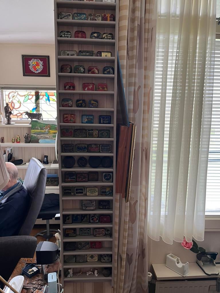 Zeer oude naalddoosjes met reklame en bedrijfsnamen, Ophalen of Verzenden, Zo goed als nieuw, Reclamebord