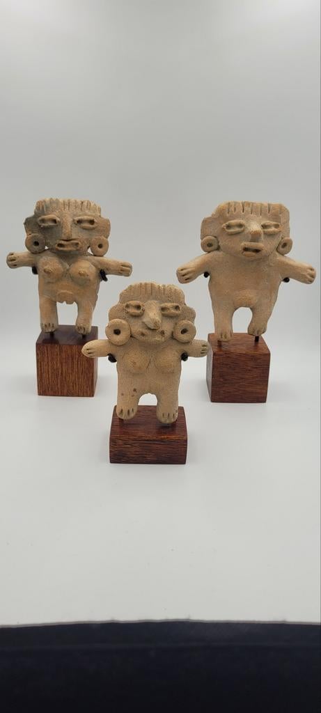 3 Pre-Columbiaanse Chupicuaro Mexicaanse Venus Figurines, Antiek en Kunst, Kunst | Beelden en Houtsnijwerken, Ophalen of Verzenden