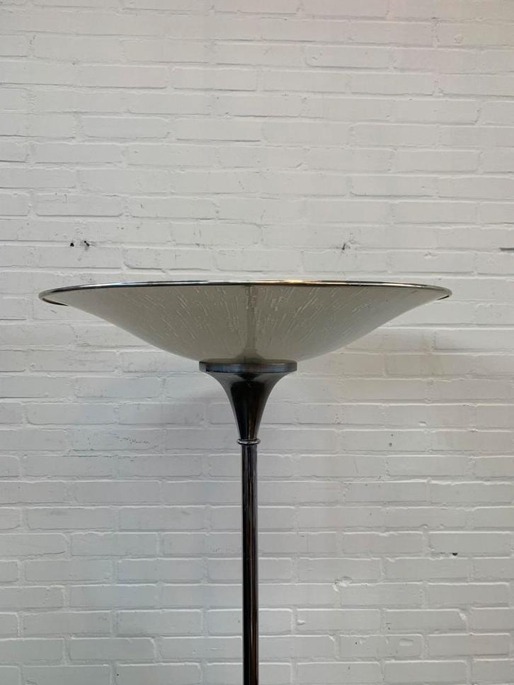 Lamp Vintage W.H.Gispen model vloerlamp jaren 50., Huis en Inrichting, Lampen | Vloerlampen, Gebruikt, Ophalen of Verzenden