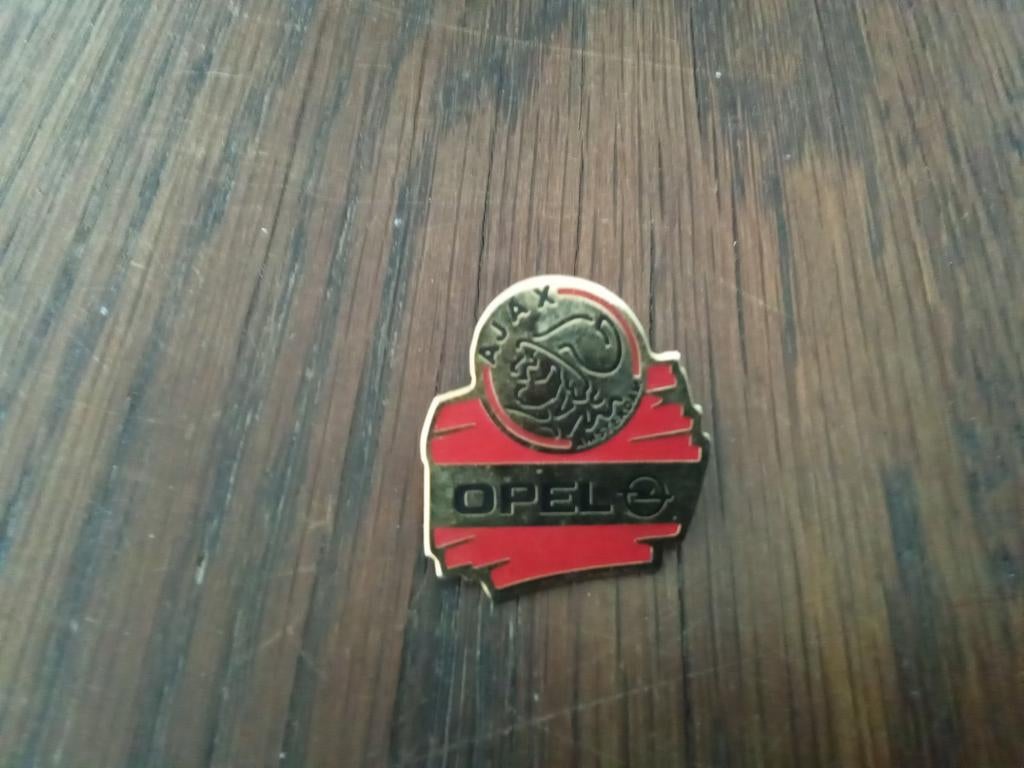 Ajax Opel speldje, Verzamelen, Speldjes, Pins en Buttons, Ophalen of Verzenden