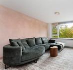 Grote hoekbank donkergroen velvet (Zitmaxx), Ophalen, Hoekbank, 300 cm of meer, Zo goed als nieuw