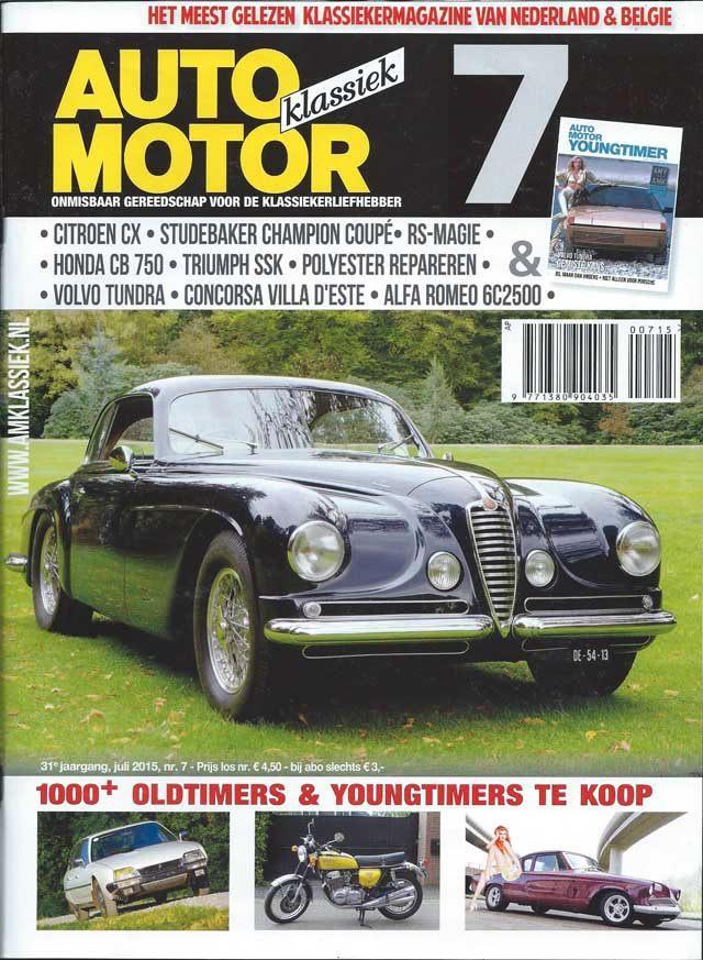 AMK 7 2015 : Citroen CX 2200 Pallas - Studebaker - Alfa, Boeken, Auto's | Folders en Tijdschriften, Gelezen, Algemeen, Ophalen of Verzenden