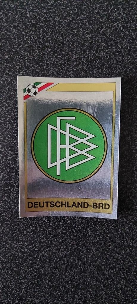Panini WK 1986 Mexico nr 292 badge Duitsland, Ophalen of Verzenden, Zo goed als nieuw, Sticker
