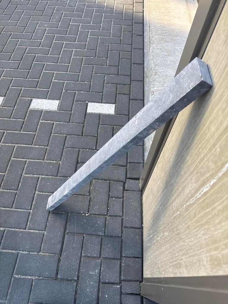 4 hardstenen dorpels 7x3x105cm voor badkamer/wc, Ophalen, Nieuw