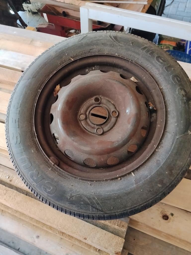 Banden op velg, Ophalen, Gebruikt