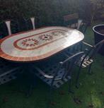 tuinmeubelen, Tuin en Terras, Ophalen, Overige materialen, Gebruikt, Meer dan 8 zitplaatsen