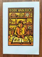Exlibris Boek van Rick - Henk Blokhuis gesigneerd, nr 97/100, Antiek en Kunst, Ophalen of Verzenden