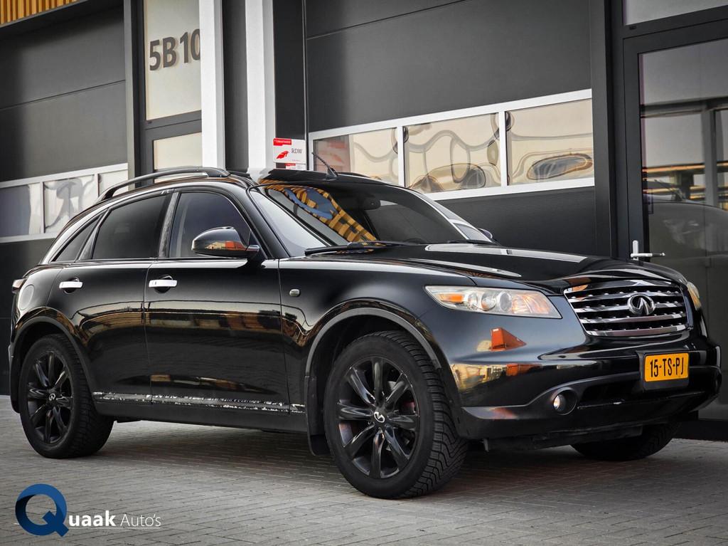 Infiniti FX 35 AWD 3.5 V6 | BOSE | PANO | CRUISE | RIJD GOED, Auto's, Infiniti, Automaat, Gebruikt, Zwart, Bedrijf