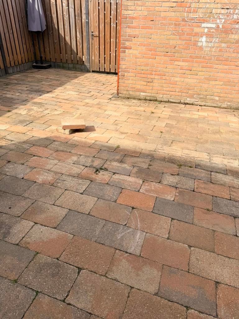 Gratis af te halen: betonklinkers/terrastegels (20x30x6 cm), Tuin en Terras, Tegels en Klinkers, Ophalen, Gebruikt, 10 m² of meer