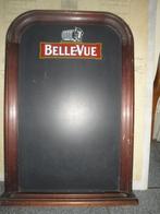 antiek  leisteen bierbord bella vue krijtbord, Ophalen of Verzenden, Gebruikt, Reclamebord, Plaat of Schild, Overige merken