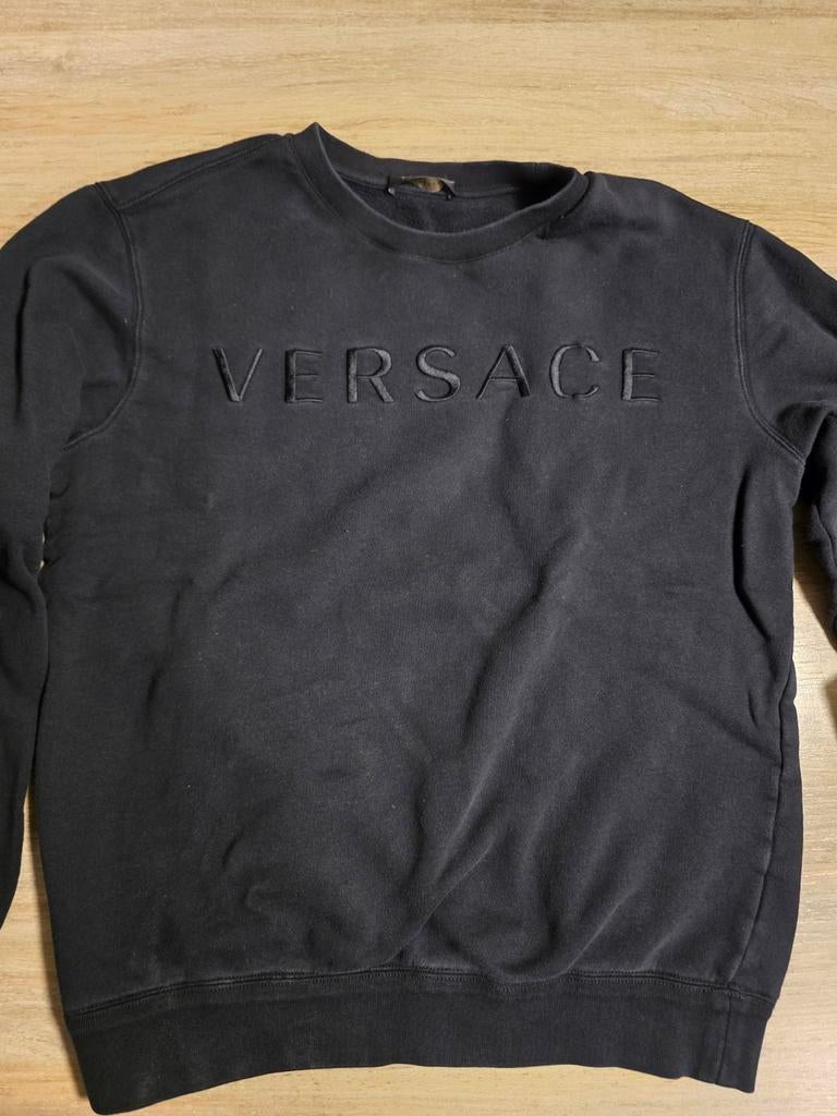 Versace trui origineel, Ophalen of Verzenden, Zo goed als nieuw, Zwart