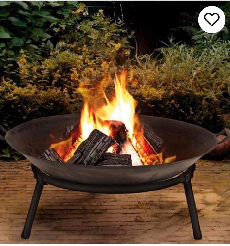 Ambiance Gietijzeren Vuurschaal - Ø 60 cm, Tuin en Terras, Vuurkorven, Gebruikt, Vuurkorf, Ophalen