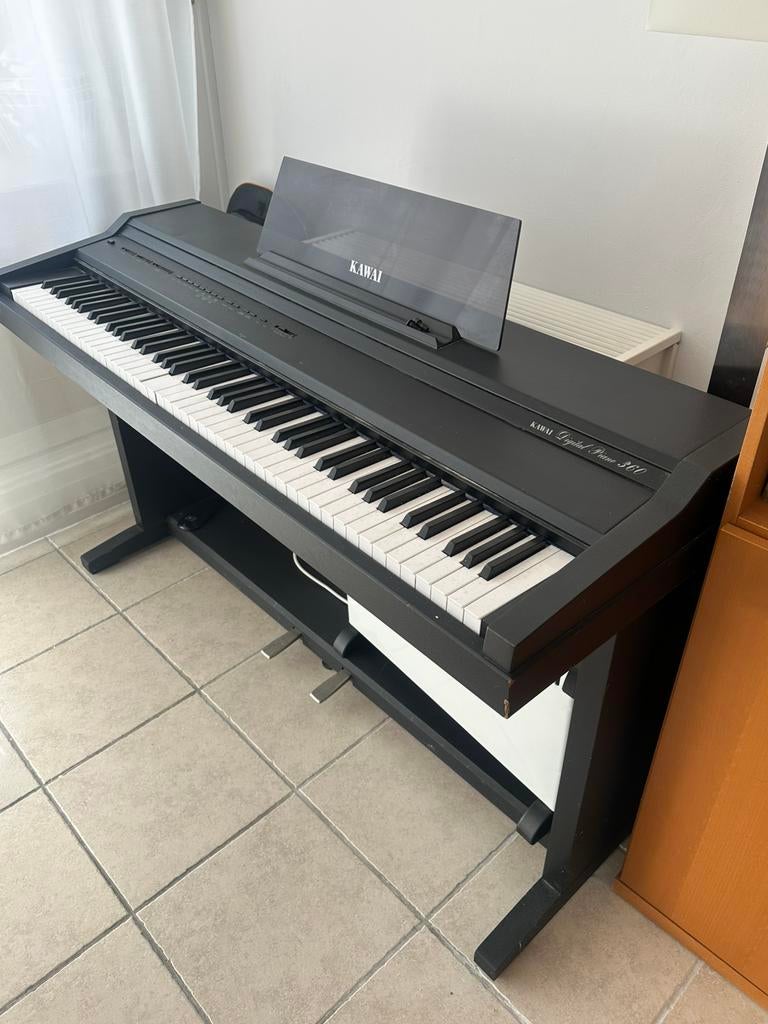 Kawai digitale piano (88 toetsen) – nette staat, Ophalen, Zwart, Digitaal, Zo goed als nieuw