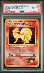 Pokémon Kaart Brock's Ninetales Holo PSA 8 NM-MT, Hobby en Vrije tijd, Verzamelkaartspellen | Pokémon, Ophalen of Verzenden, Zo goed als nieuw