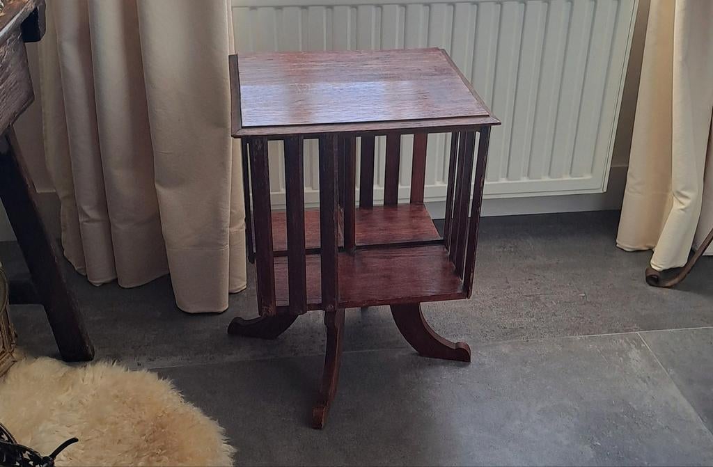 Boekenmolen laag model, Antiek en Kunst, Antiek | Kantoor en Zakelijk, Ophalen of Verzenden