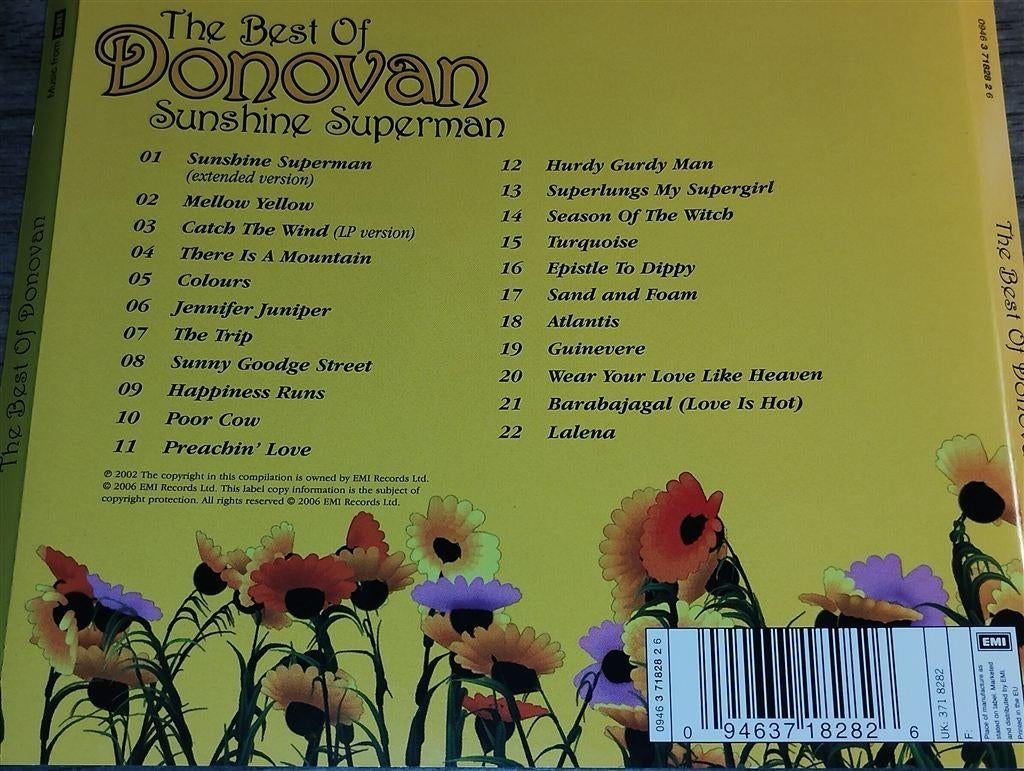 Donovan - The Best Of Donovan [Sunshine Superman], Ophalen of Verzenden, Zo goed als nieuw