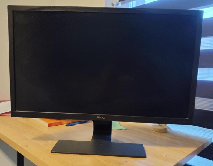 BenQ 24-inch monitor, Computers en Software, Monitoren, Zo goed als nieuw, 60 Hz of minder, DVI, HDMI, VGA, Gaming, LED, Full HD