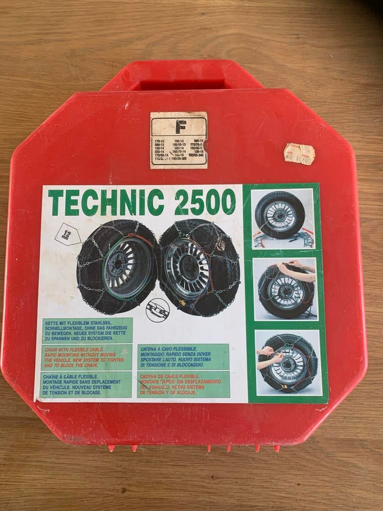 Sneeuwkettingen Technic 2500 voor 13-14-15 inch banden, Ophalen of Verzenden, Gebruikt