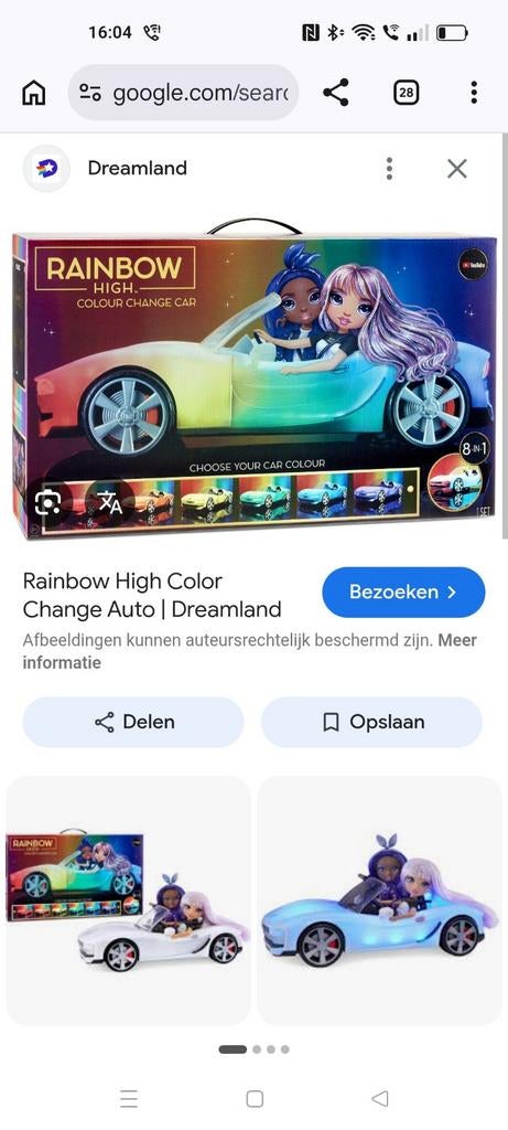 Rainbow high, Kinderen en Baby's, Speelgoed | Poppen, Ophalen of Verzenden, Zo goed als nieuw, Overige typen