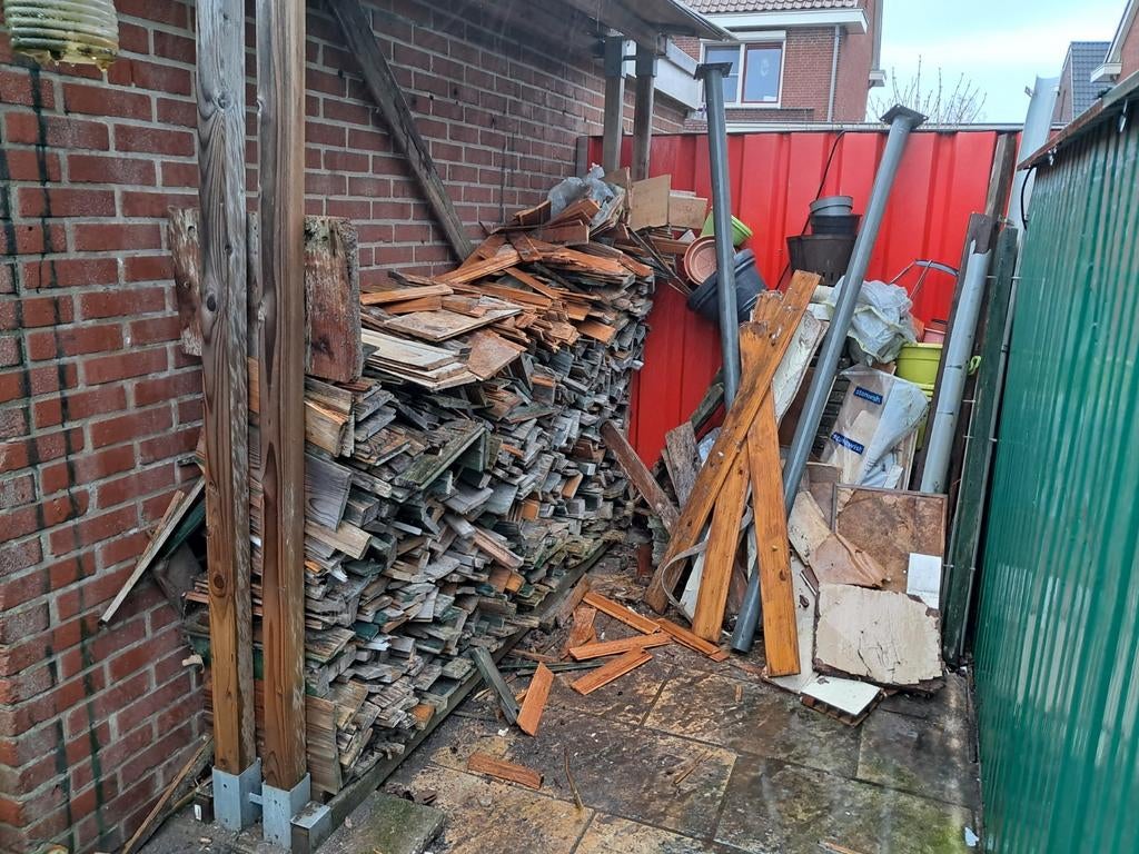 Bos hout voor de deur, Tuin en Terras, Haardhout, Minder dan 3 m³, Ophalen, Overige houtsoorten, Blokken