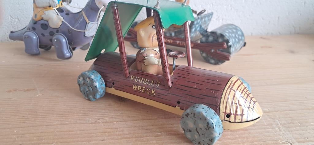 Marx Toys: Barney Rubble "Rubble's Wreck" (1962), Antiek en Kunst, Antiek | Speelgoed, Ophalen of Verzenden