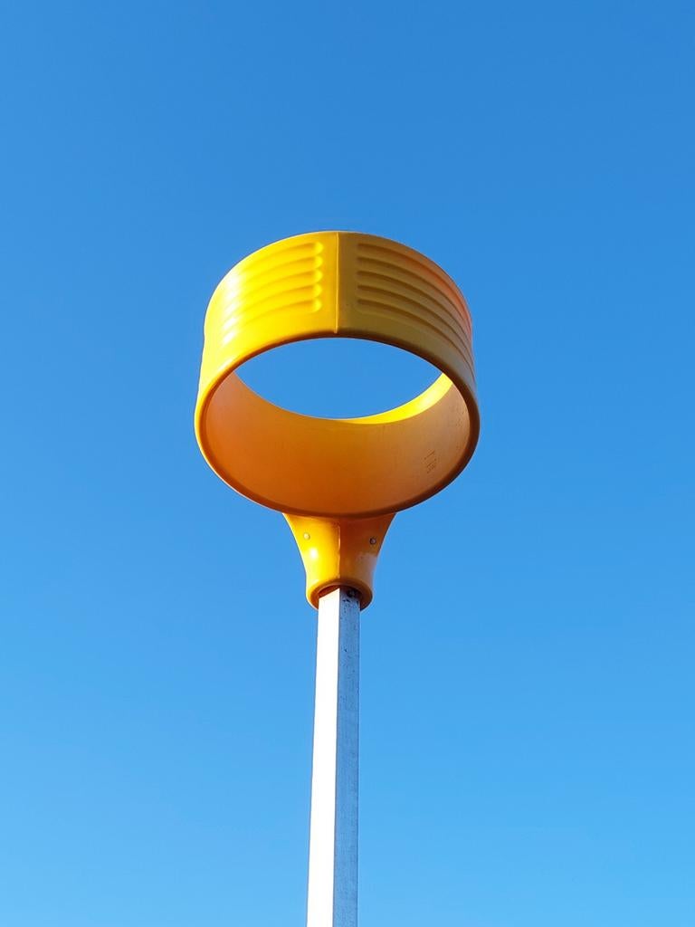 Zeer nette korfbalpaal met korf, Sport en Fitness, Korfbal, Ophalen, Zo goed als nieuw, Korf of Paal