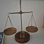 Antieke brieven Balansweegschaal met Gewichten - Decoratief, Minder dan 10 kg, Ophalen of Verzenden, Zo goed als nieuw, Overige typen