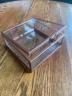 Glazen kistje - Ideaal voor thee of decoratie, Ophalen, Gebruikt, Glas, Minder dan 50 cm