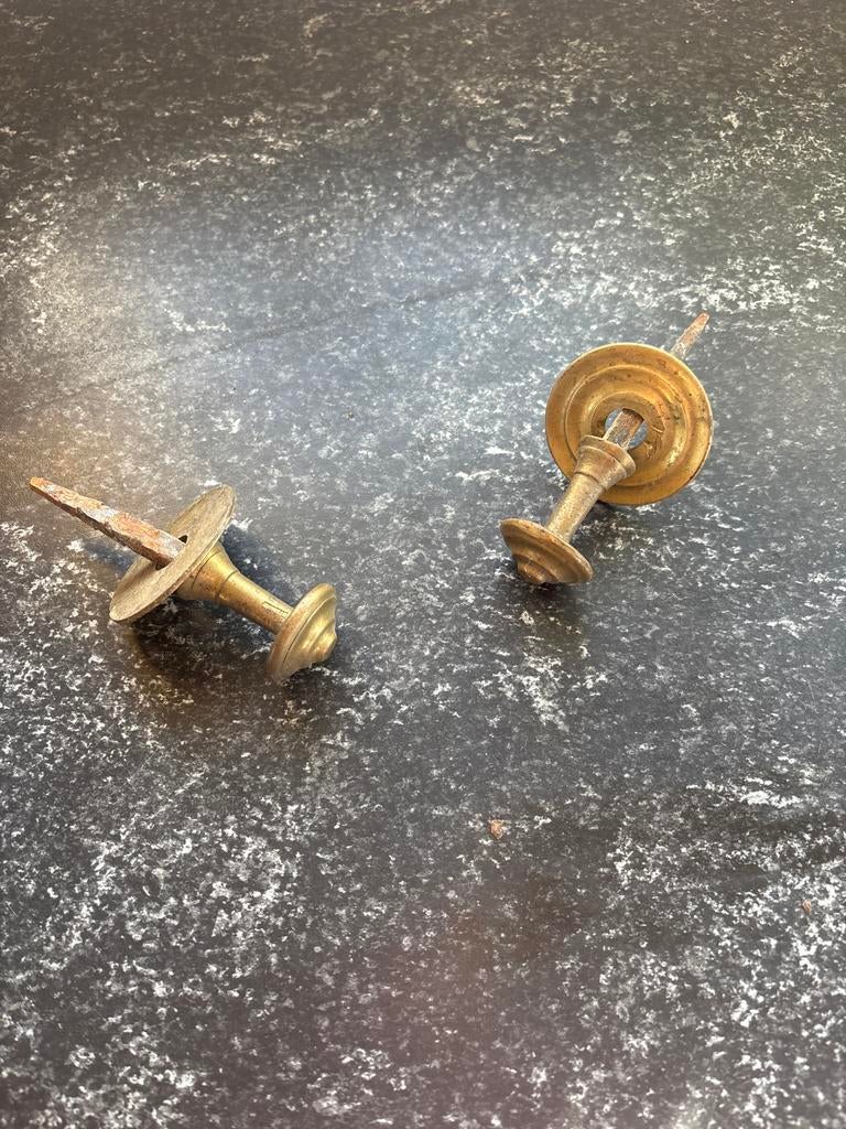 Origineel Koperen ornamenten van oude schouw, Ophalen of Verzenden, Koper of Brons