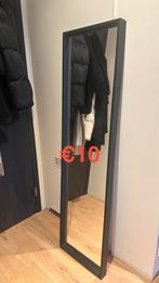 IKEA NISSADAL spiegel, zwart, 40x150 cm, Minder dan 50 cm, Verzenden, 100 tot 150 cm, Zo goed als nieuw
