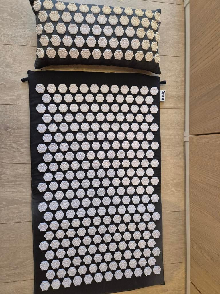 Spiru acupressuurmat en kussen. Spijkermat., Ophalen of Verzenden