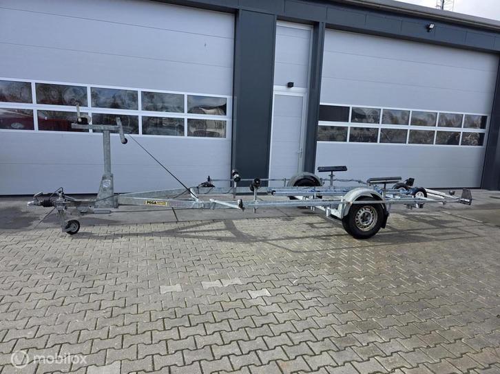 PEGA 1600kg kenteken 6.5 mtr, Auto diversen, Aanhangers en Bagagewagens, Gebruikt