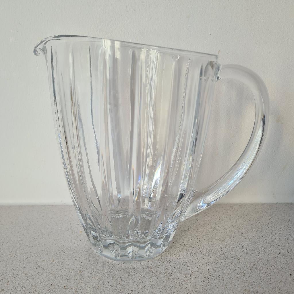 grote glazen kristal wedgwood waterkan ruim 1 liter, Overige typen, Ophalen of Verzenden, Wedgwood, Glas