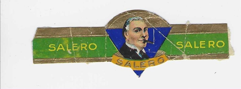 Klassiek 20 - 465  stompkop    sigarenbandjes, Ophalen of Verzenden, Gebruikt, Sigarenbandjes