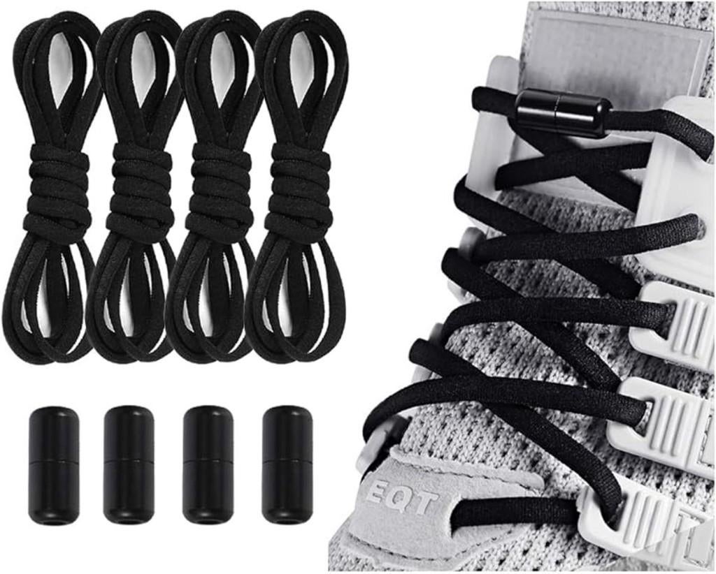Elastische Schoenveters met Draaisluiting - Zonder Strikken, Verzenden, Nieuw, Zwart, Sneakers of Gympen