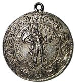 Oostenrijk: naslag 2 dukaten 1642/1963 zilver, (penning), Ophalen of Verzenden, Zilver, Buitenland