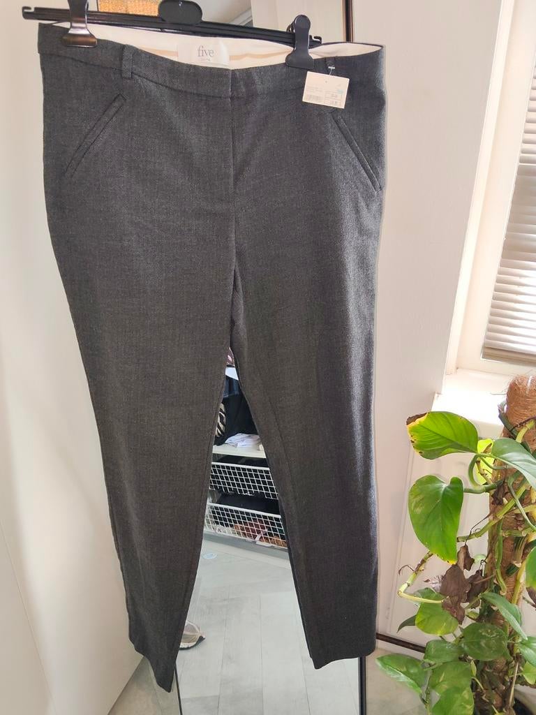 Dames pantalon van Five Units, antraciet maat 33-34 nieuw-, Maat 42/44 (L), Nieuw, Ophalen of Verzenden, Grijs