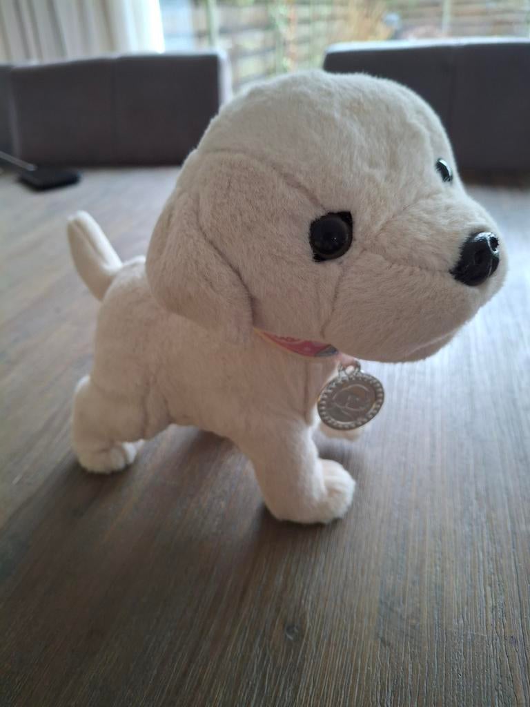 Schattige witte pluche babyborn hondje- Zo goed als nieuw!, Kinderen en Baby's, Speelgoed | Knuffels en Pluche, Ophalen of Verzenden