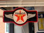 Vintage Texaco Lichtbak / Reclamebord, Verzamelen, Gebruikt, ., Lichtbak of (neon) lamp, Ophalen of Verzenden