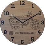 Themaklok met een Kreidler RMC brommer als thema, Ophalen of Verzenden, Nieuw, Wandklok