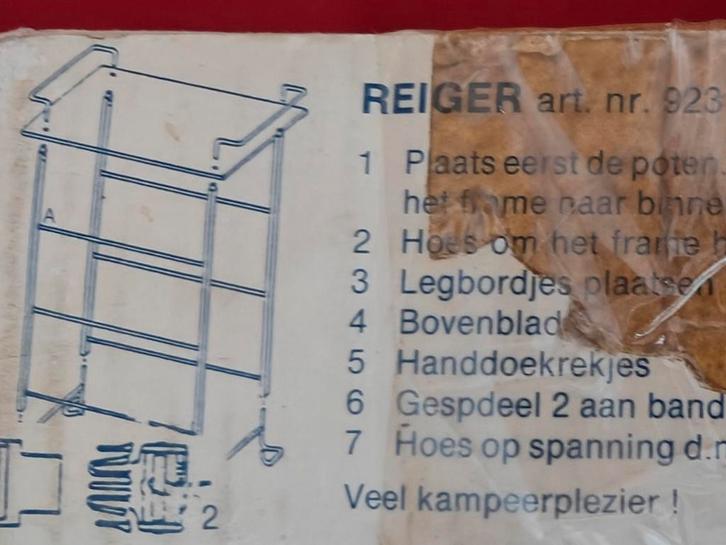 Zeer stevige en stabiele camping keukenkast met Grijze hoes, Caravans en Kamperen, Kampeeraccessoires, Zo goed als nieuw, Ophalen