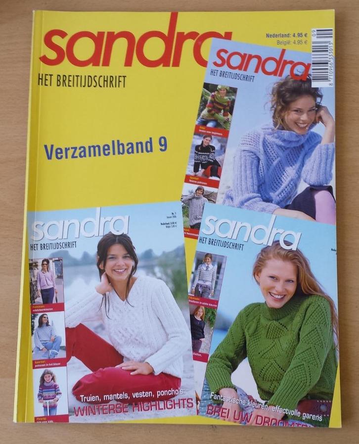 Breien - Sandra Verzamelband 9 - 2005/2006, Hobby en Vrije tijd, Breien en Haken, Gebruikt, Breien, Patroon of Boek, Ophalen of Verzenden